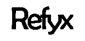 refyx black logo